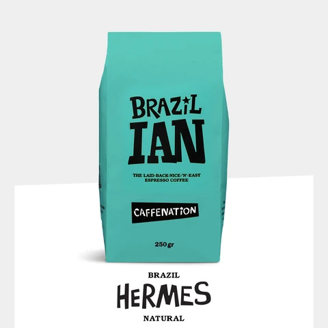 Brazil IAN HERMES Natural single origin coffee bag
