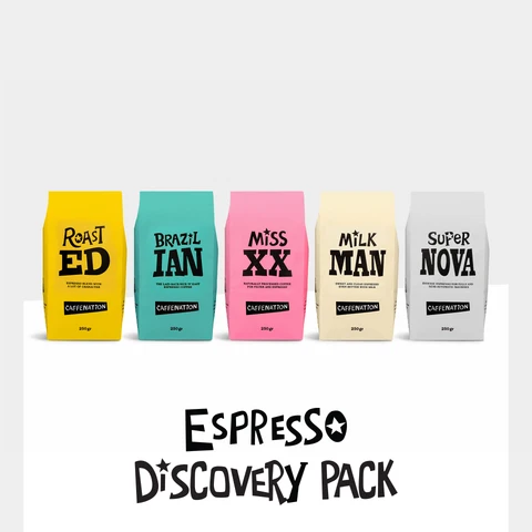 ESPRESSO and FILTER Discovery Pack of five 250 g coffee bags