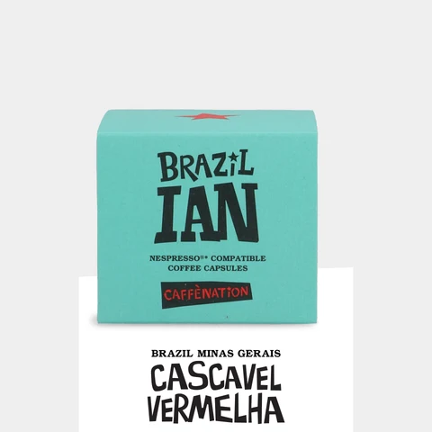 Compostable Brazil IAN nespresso-compatible coffee capsules